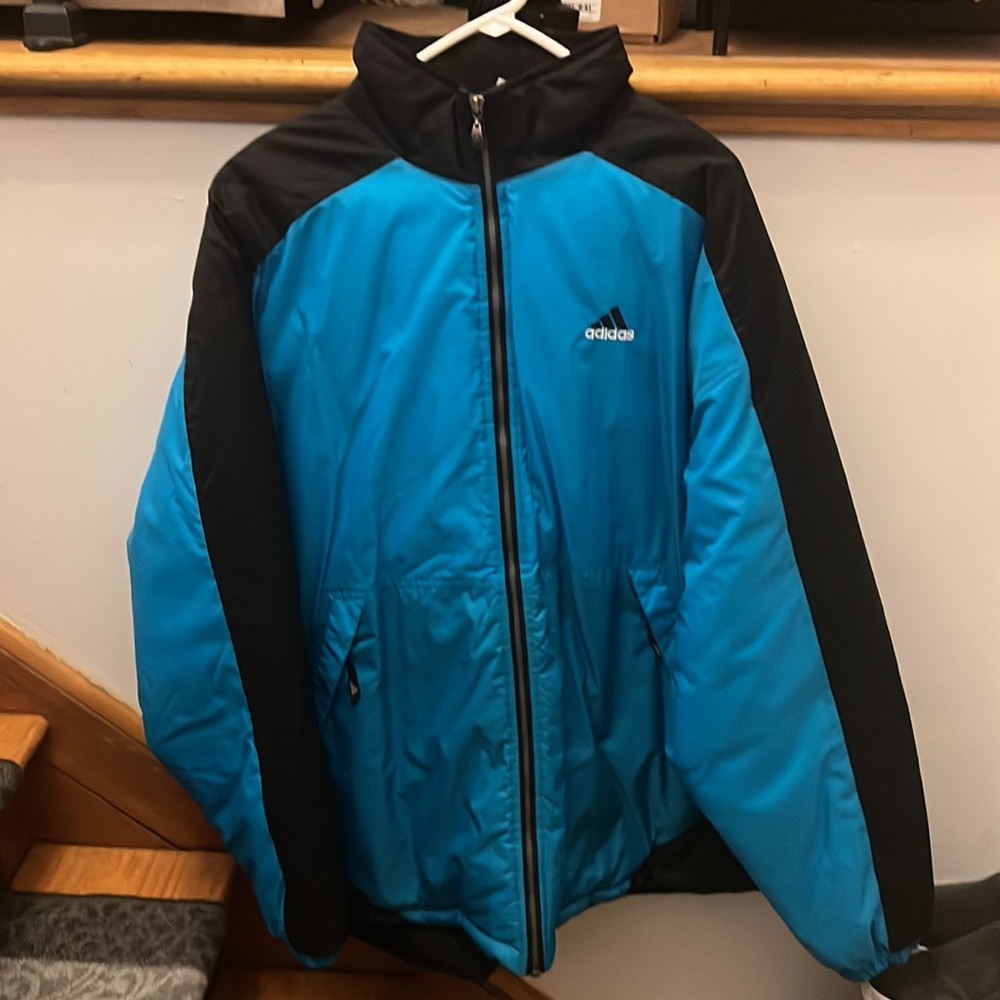 adidas Retro early 2000s Heavyweight Jacket size XLT EUC Rare VTG ❄️☃️